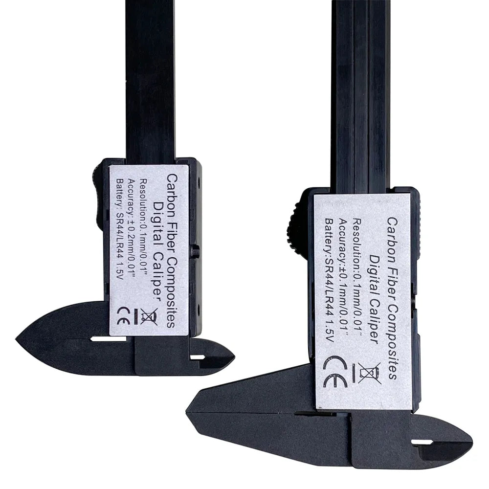 100mm Electronic Digital Caliper 6 Inch Carbon Fiber Vernier Caliper Gauge Micrometer Measuring Tool Digital Ruler