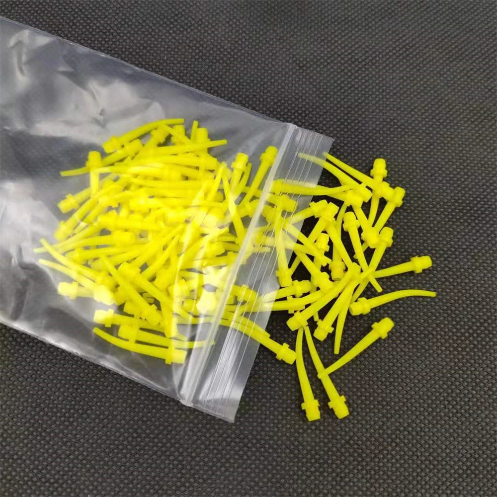 Dental Materials Dentistry Silicone Rubber Conveying Mixing Head Disposable Impression Nozzles Mixing Tips Mixing Tube