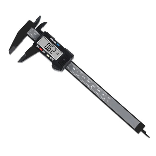 100mm Electronic Digital Caliper 6 Inch Carbon Fiber Vernier Caliper Gauge Micrometer Measuring Tool Digital Ruler