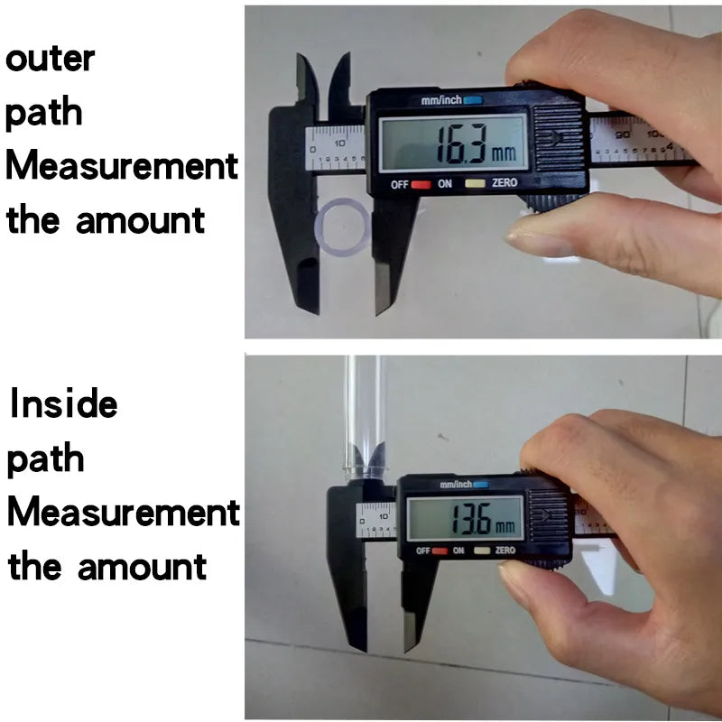 100mm Electronic Digital Caliper 6 Inch Carbon Fiber Vernier Caliper Gauge Micrometer Measuring Tool Digital Ruler