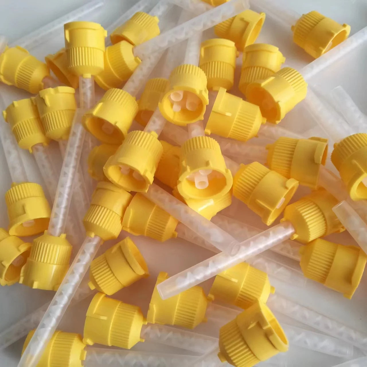 Dental Materials Dentistry Silicone Rubber Conveying Mixing Head Disposable Impression Nozzles Mixing Tips Mixing Tube